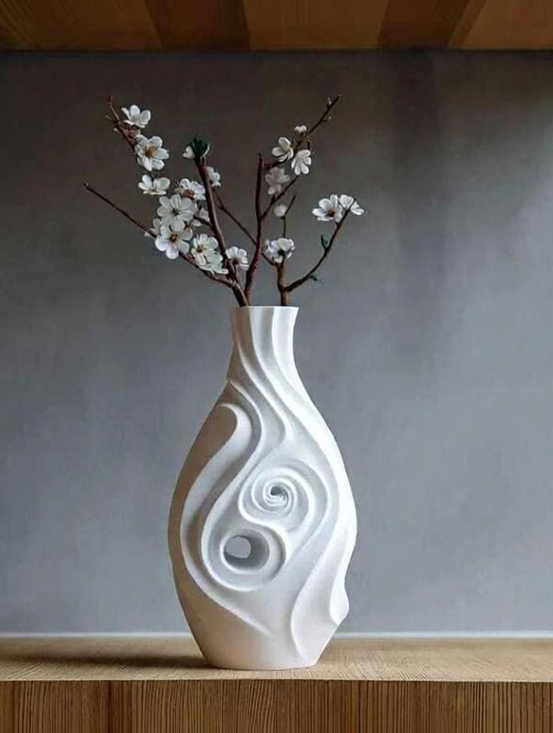 Image of ROGGABRUST New design table vase cerimc vase flower Port tebal Ceramic Vase