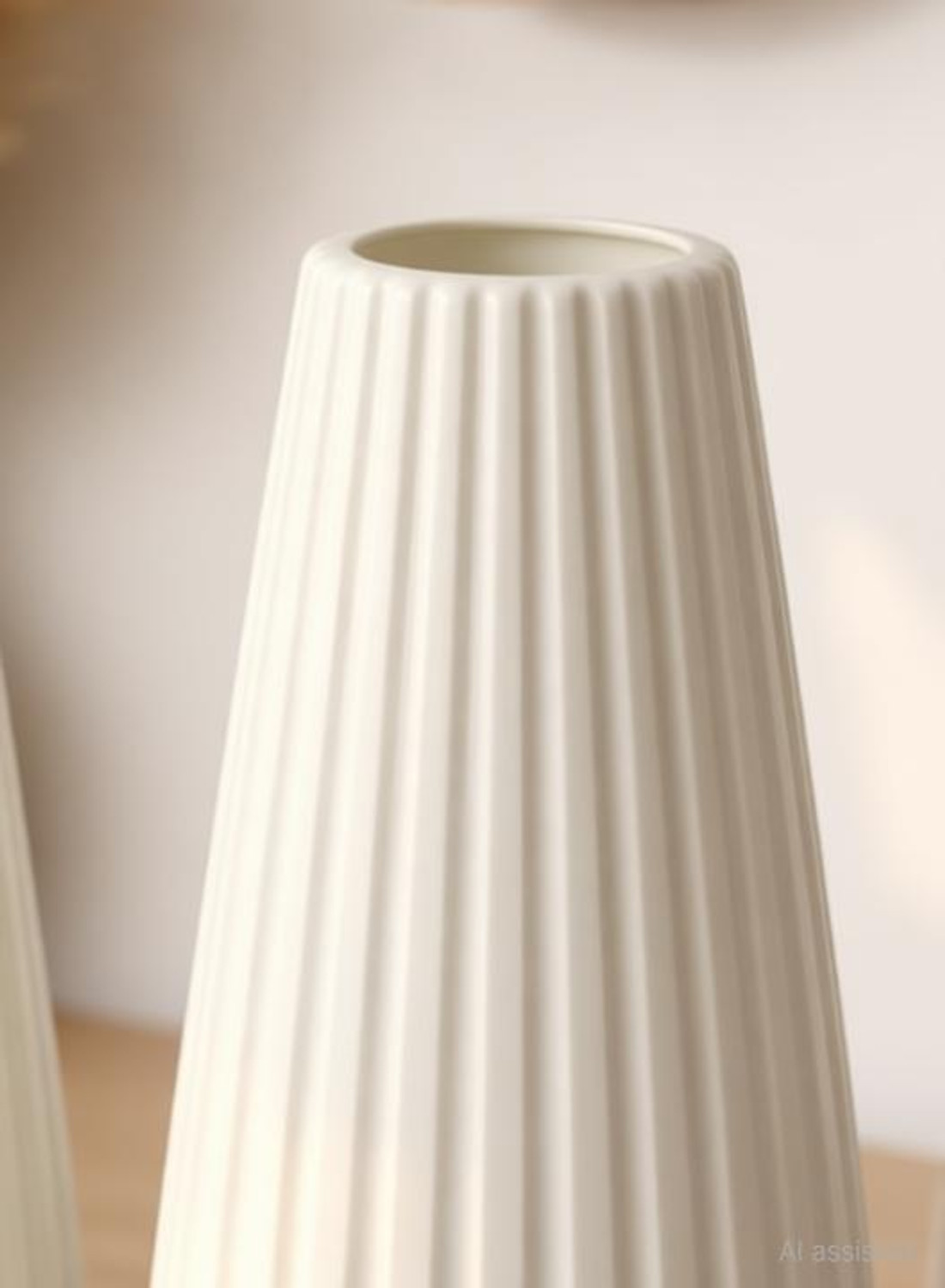 Image of Bruncha Artificial white vase set of 2 for home decor Plastic Vase
