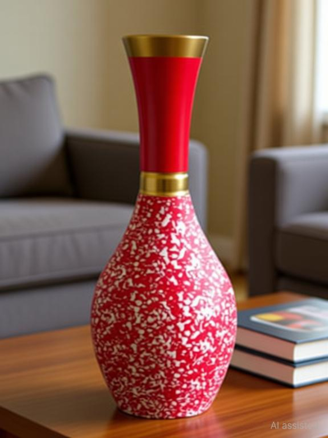Image of Tovick Table Top Wooden POT Shape Flower vase suitable for Table decor Wooden Vase