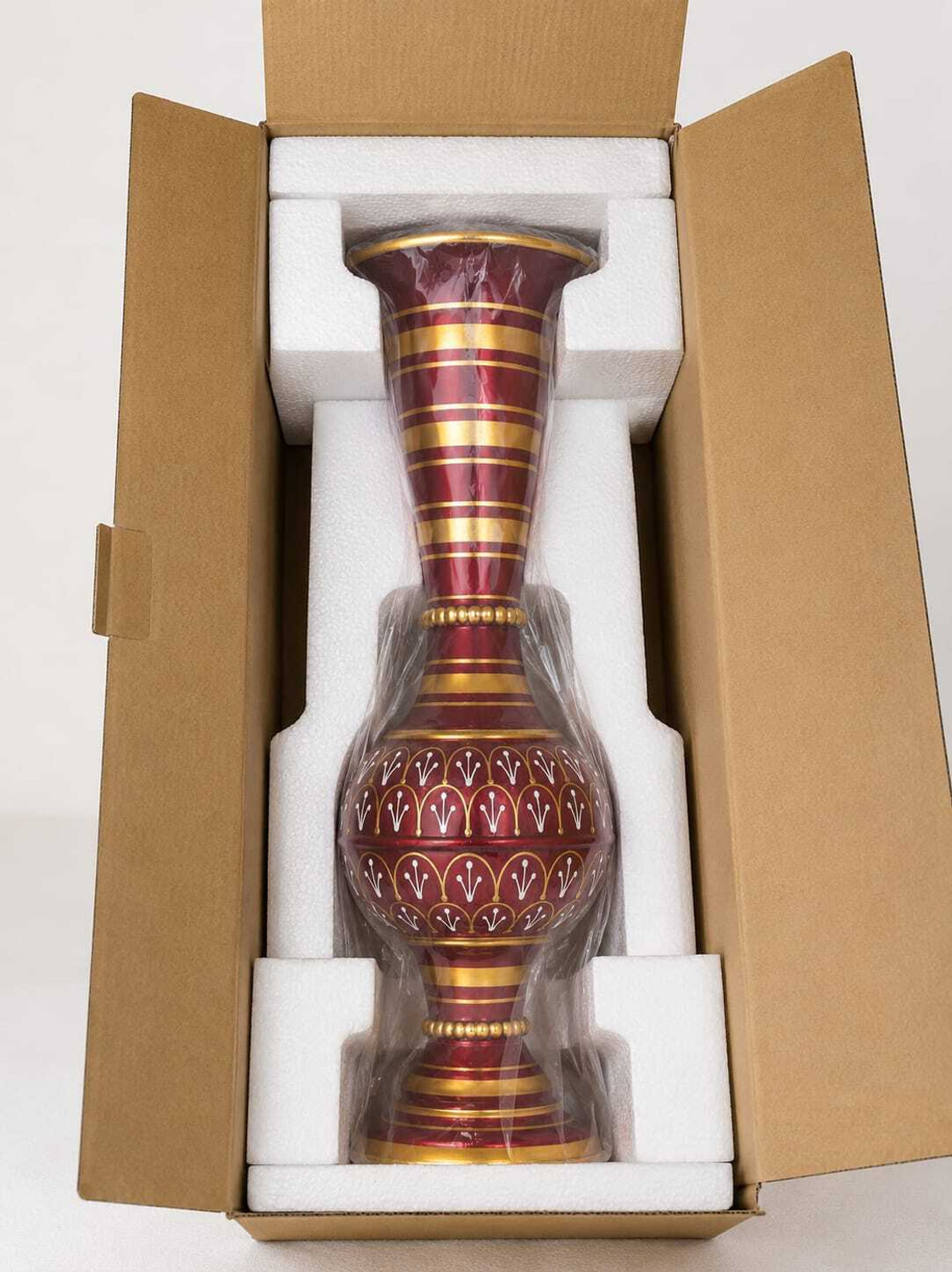 Image of Mszara Flower Vase & Flower Pot for Home Decore for Living Room Iron Vase Iron Vase
