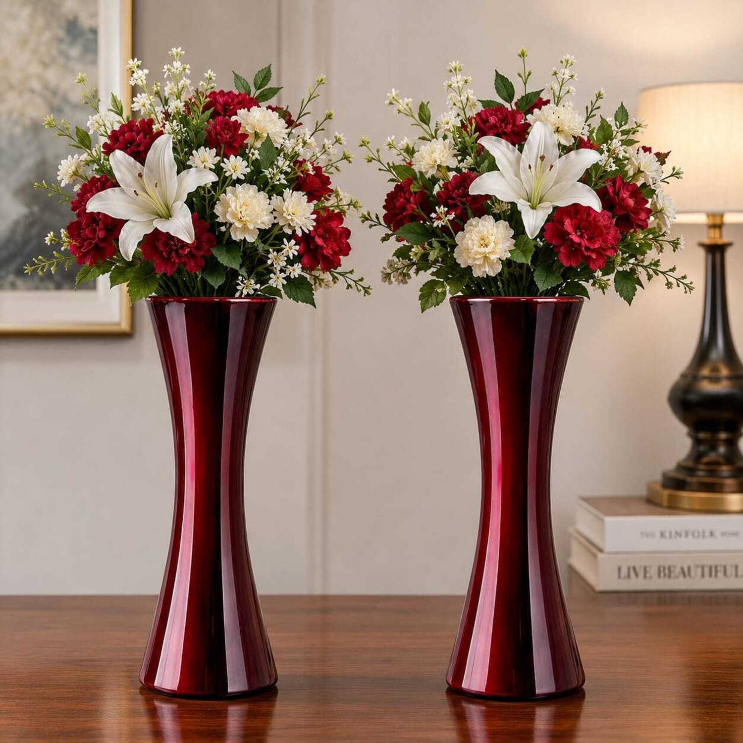 Anabiya Star Flower Vase for Home Decor Bedroom Living Room Office |Decorative Wooden Vase