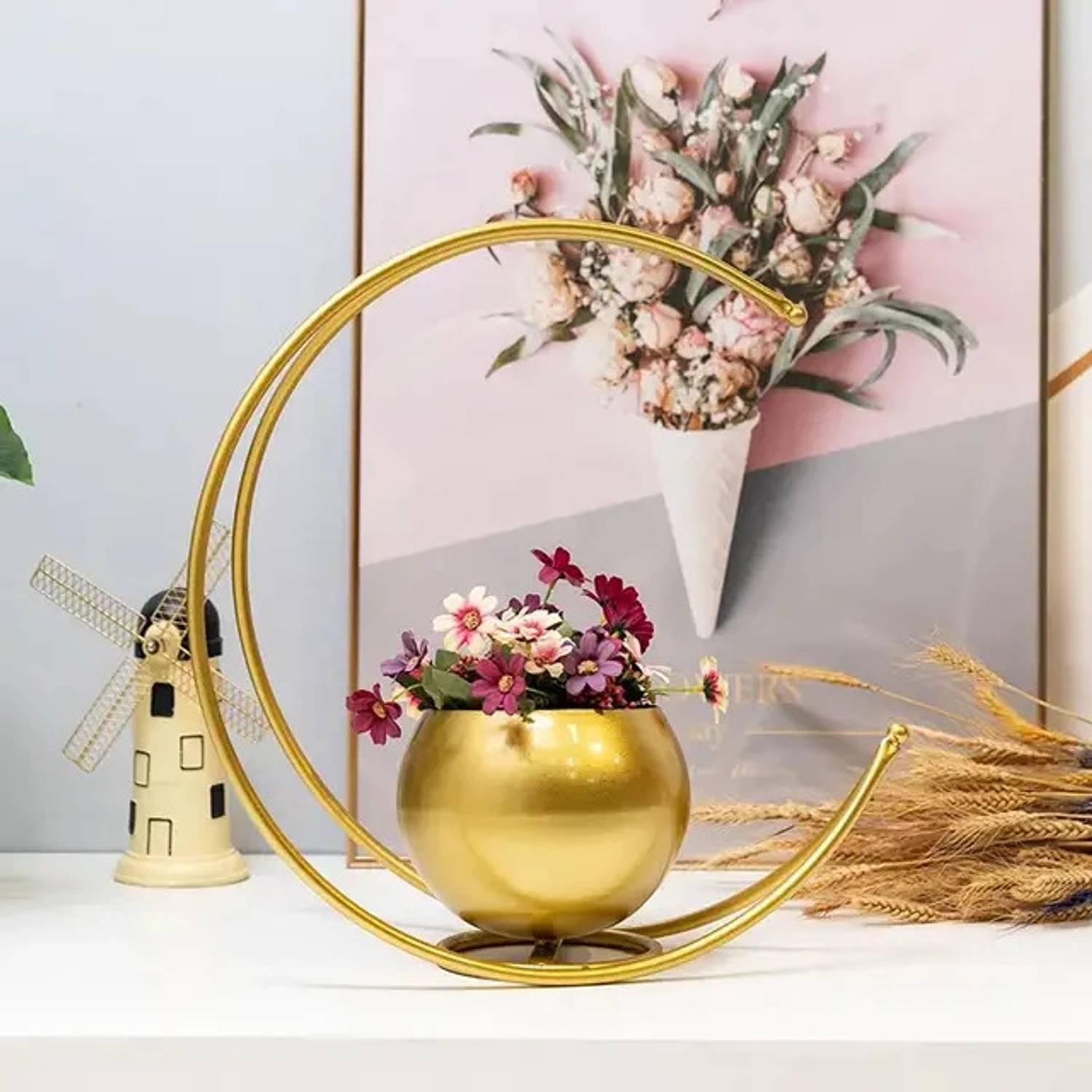 New Innovative Handicrafts Creative metal geometric home designer