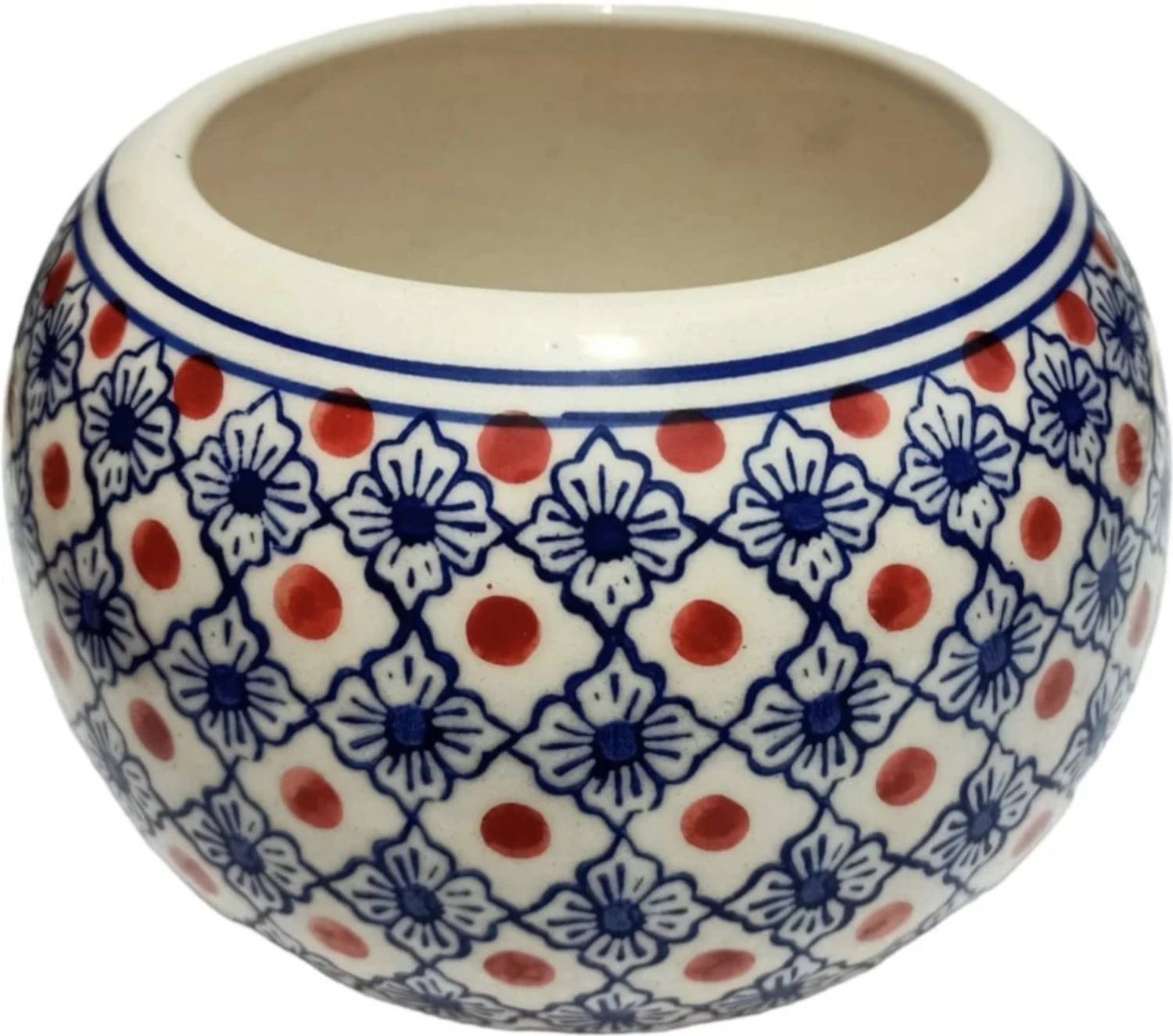agarwals enterprises Mugal print pot Ceramic Vase
