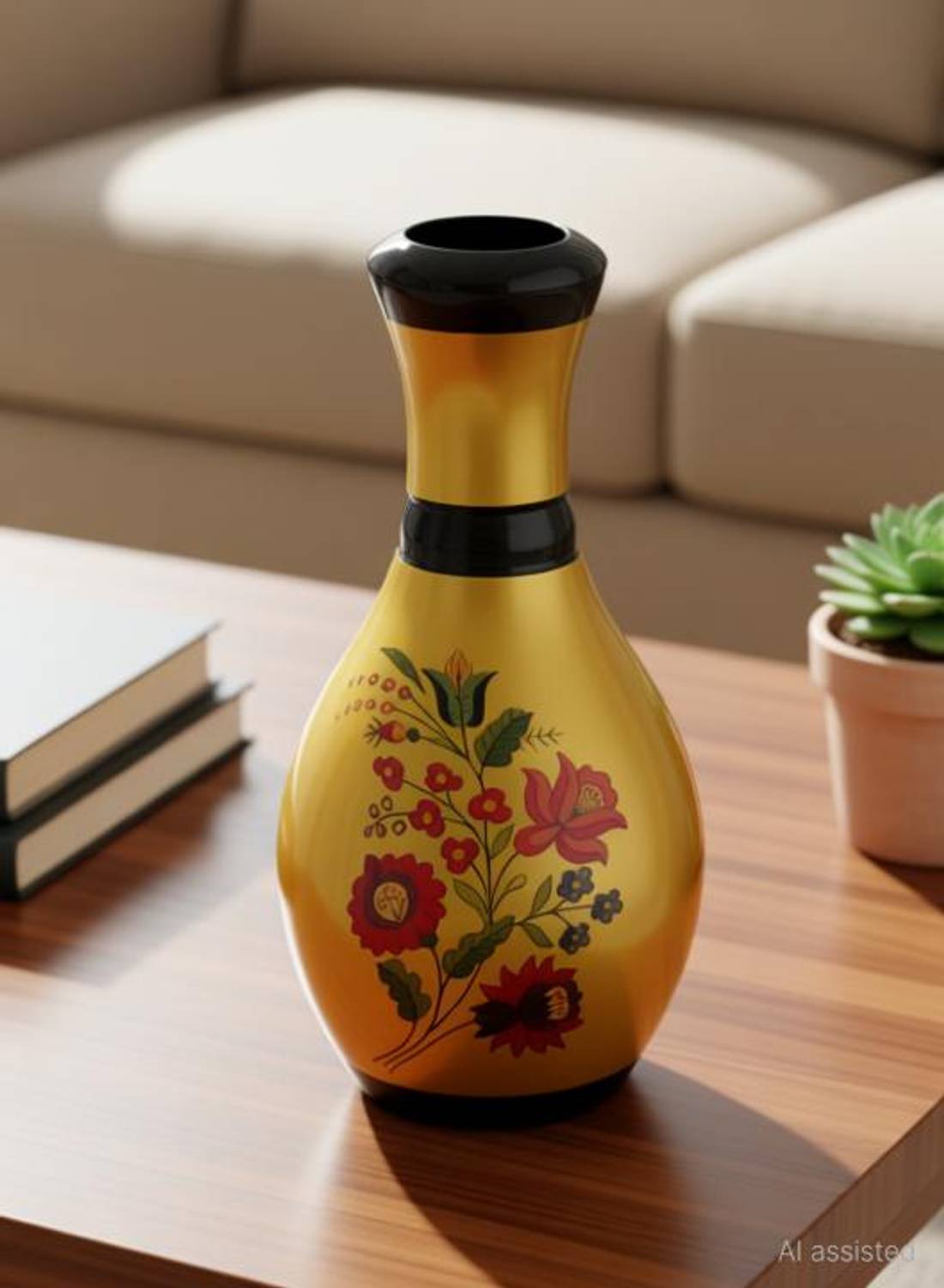 AMRO Wooden Vase