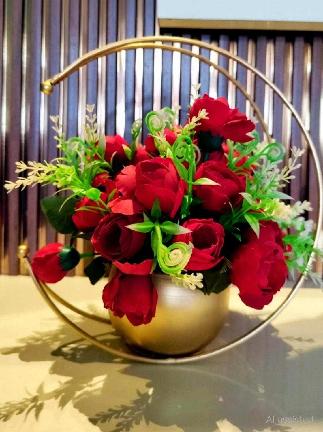 Image of SAUNIQECRAFTS Iron Vase