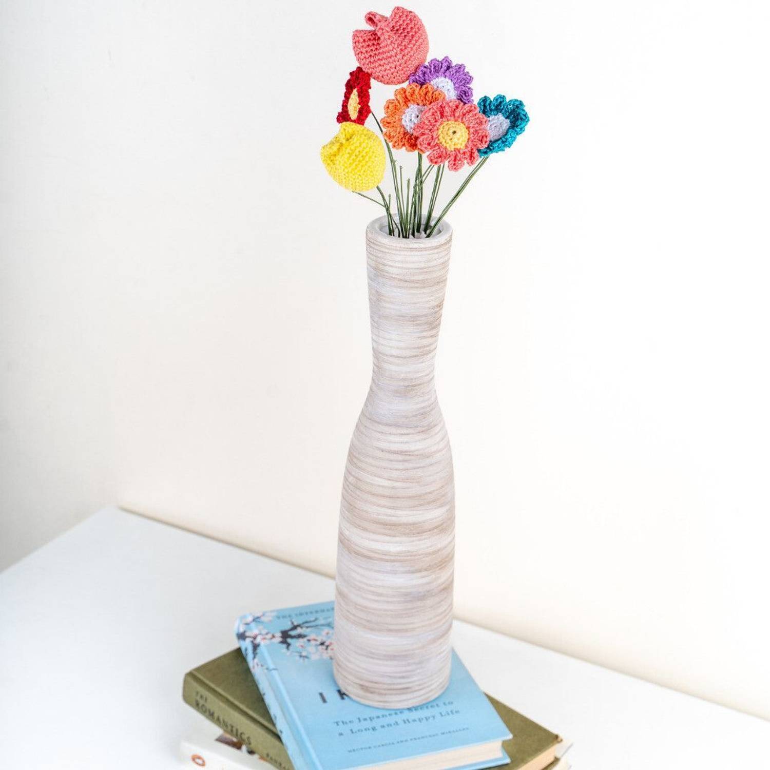 Basera Whorl Whisper Ceramic Vase Ceramic Vase