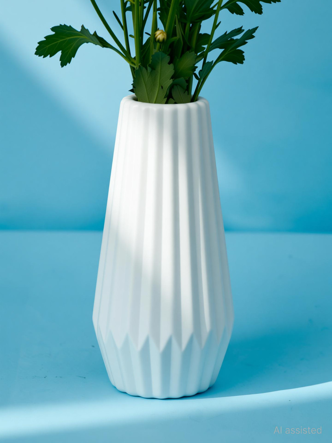 Image of Mrida and Maati Mrida & Maati 8inch Flower Vase (Without Flower) Table vase for office and Home Plastic Vase
