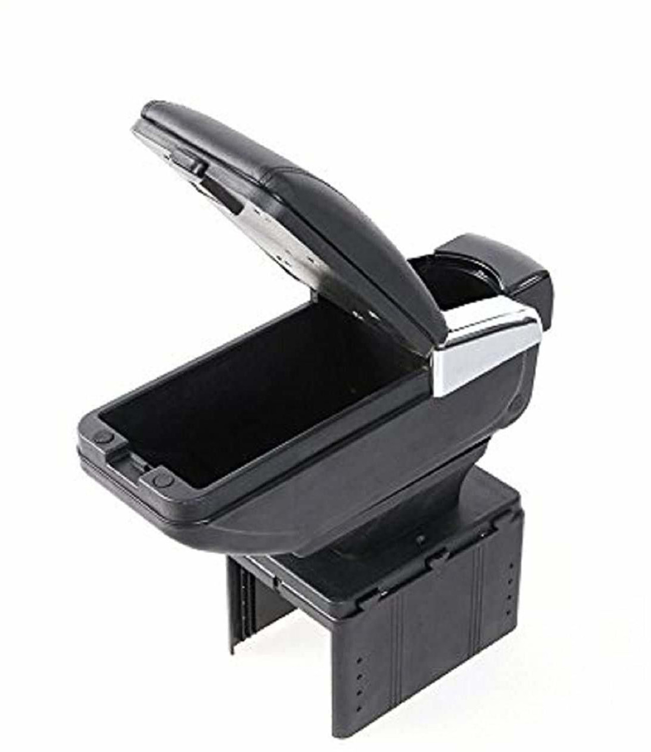 Image of Air Wink Universal Leather Car Armrest Console Storage Box with Cup Holder Car Armrest