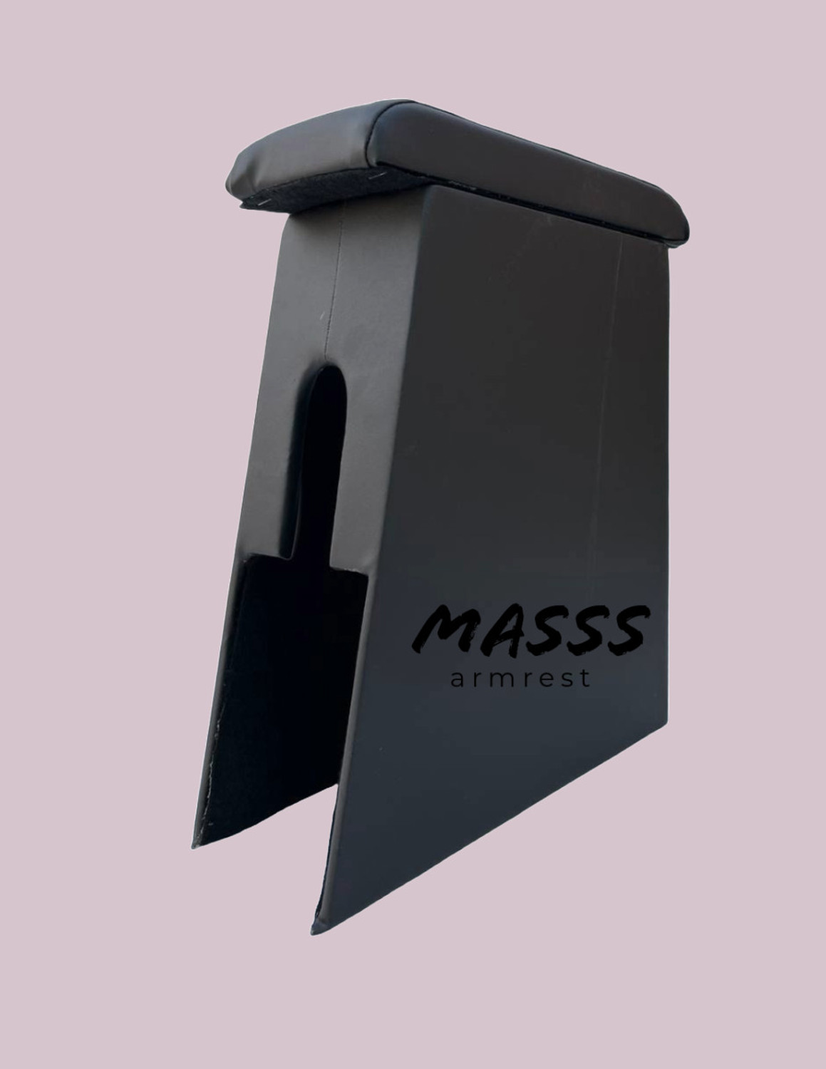 Image of MASSS Swift Black Wooden Armrest Car Armrest