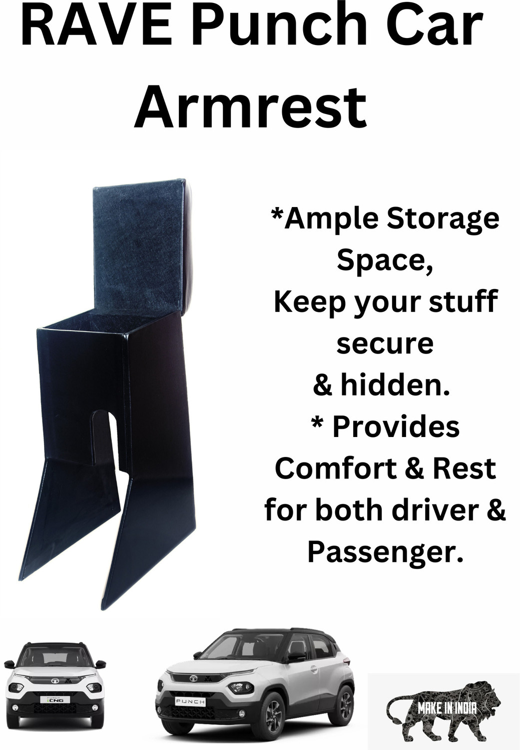 Image of RAVE Punch Armrest Car Armrest