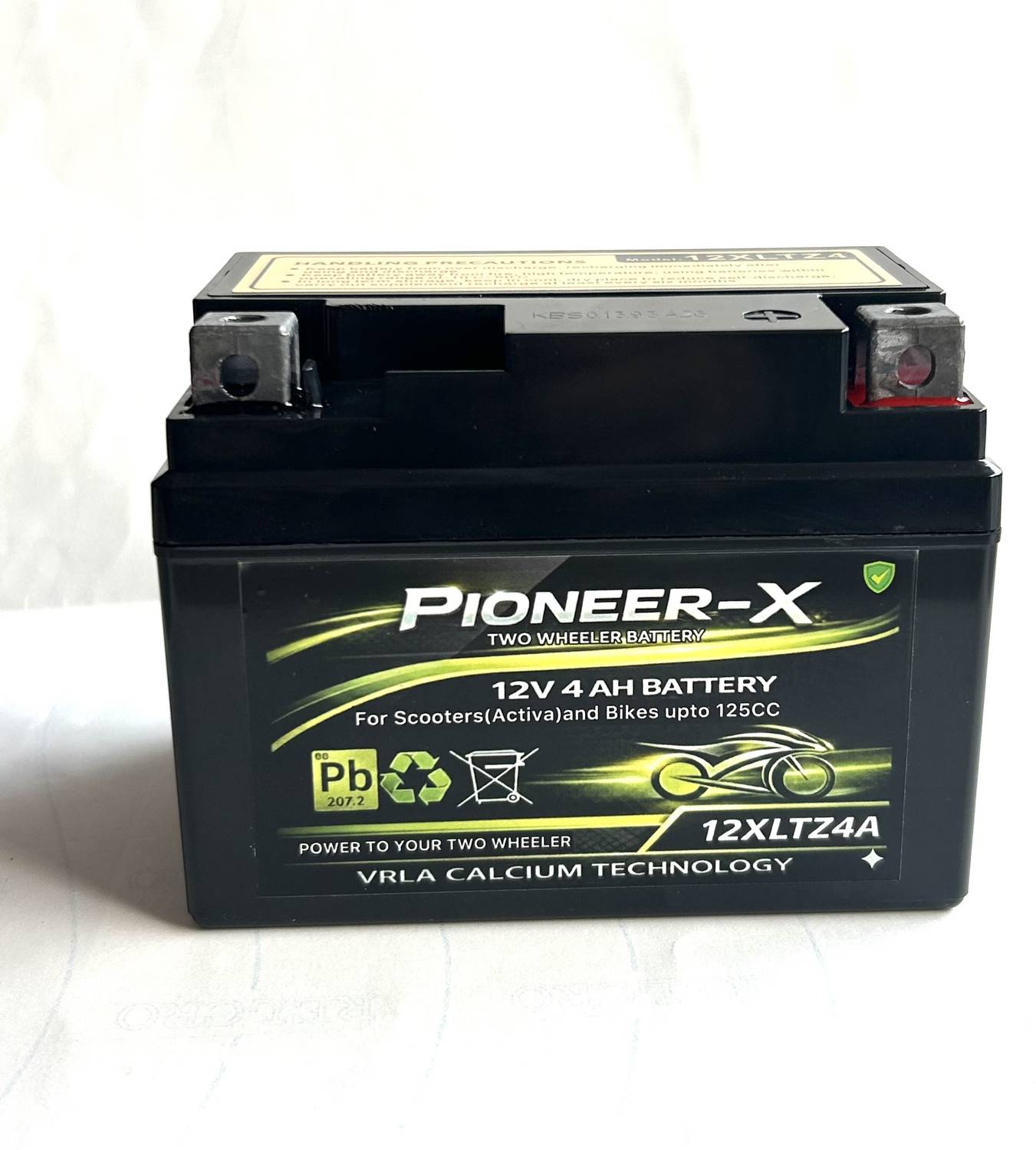 Pioneer-x 12V 4Ah Bike Battery for Activa - Image 4