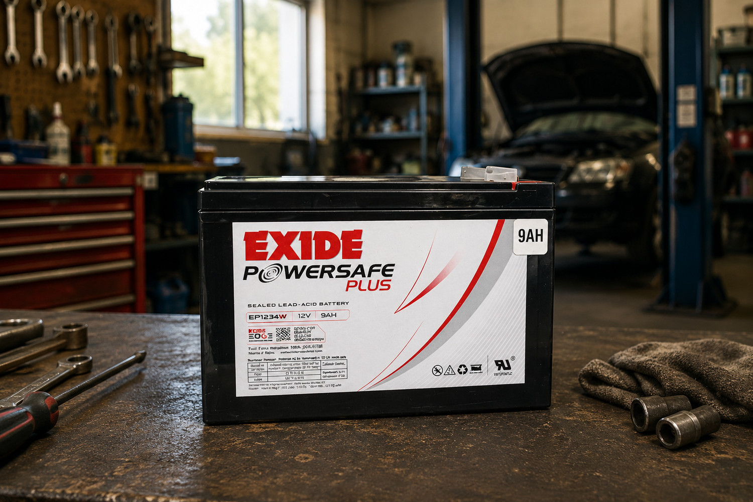 Image of EXIDE Power 9ah-12v 9 Ah Battery for Bike