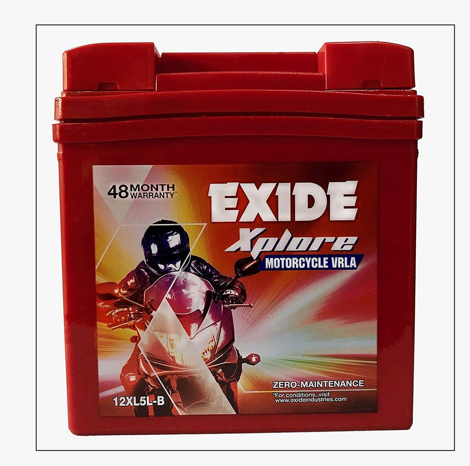 Image of EXIDE Xplore Universal 5LB 5 Ah Battery for Bike