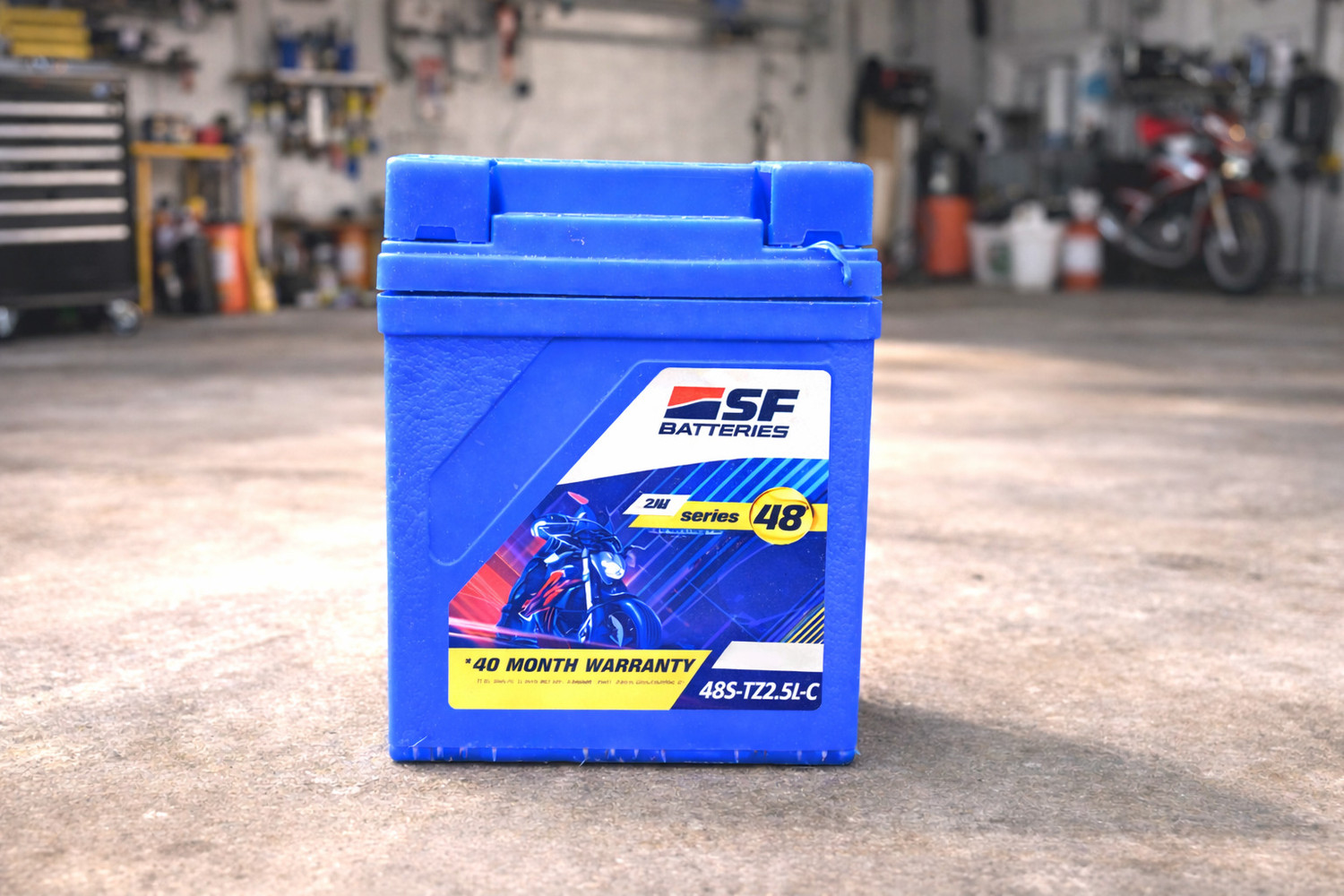 Image of Sonic 48S-TZ2.5L-C 2.5 Ah Battery for Bike