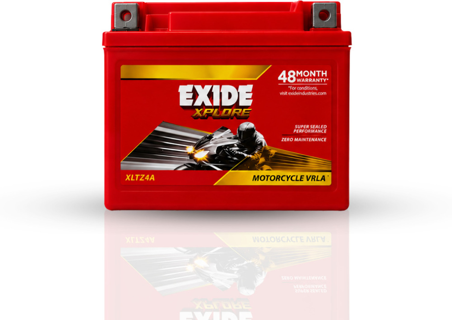 Image of EXIDE TZ4 Bike Battery ( scooty & bike battery ) 4 Ah Battery for Bike