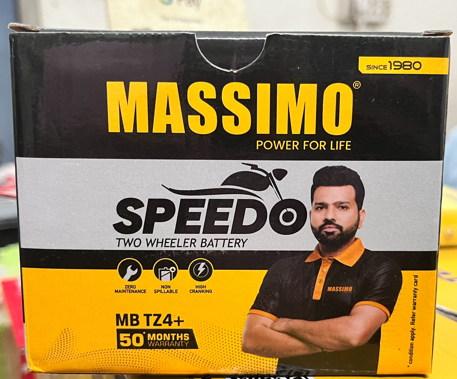 Image of Massimo MB TZ4+ 4 Ah Battery for Bike