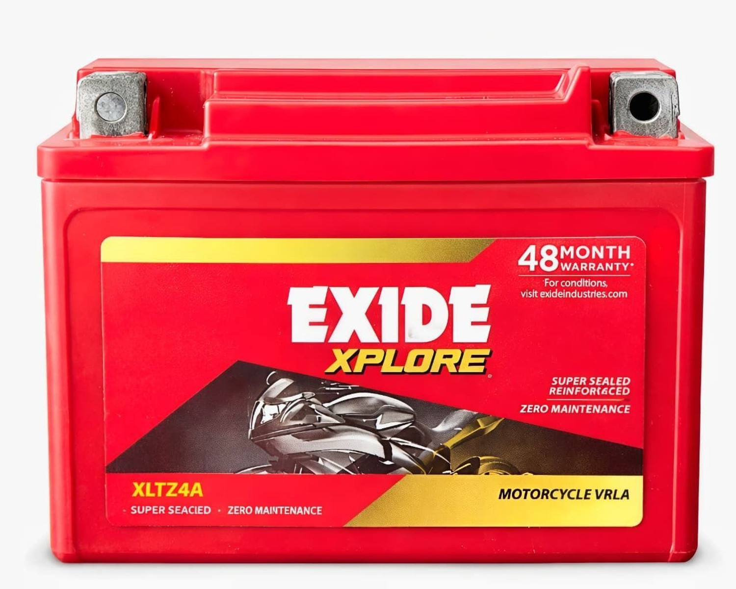 Image of EXIDE 4LB Battery for two wheeler 4 Ah Battery for Bike