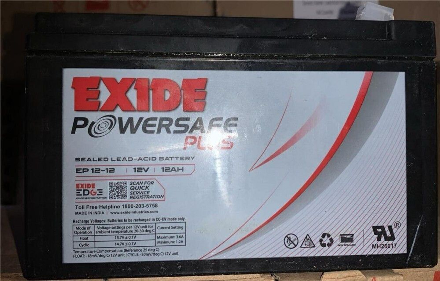 Image of EXIDE NETSYS 12v 9Ah Sealed Maintenance Free -UPS, CFL (12 V) 9 Ah Battery for Bike