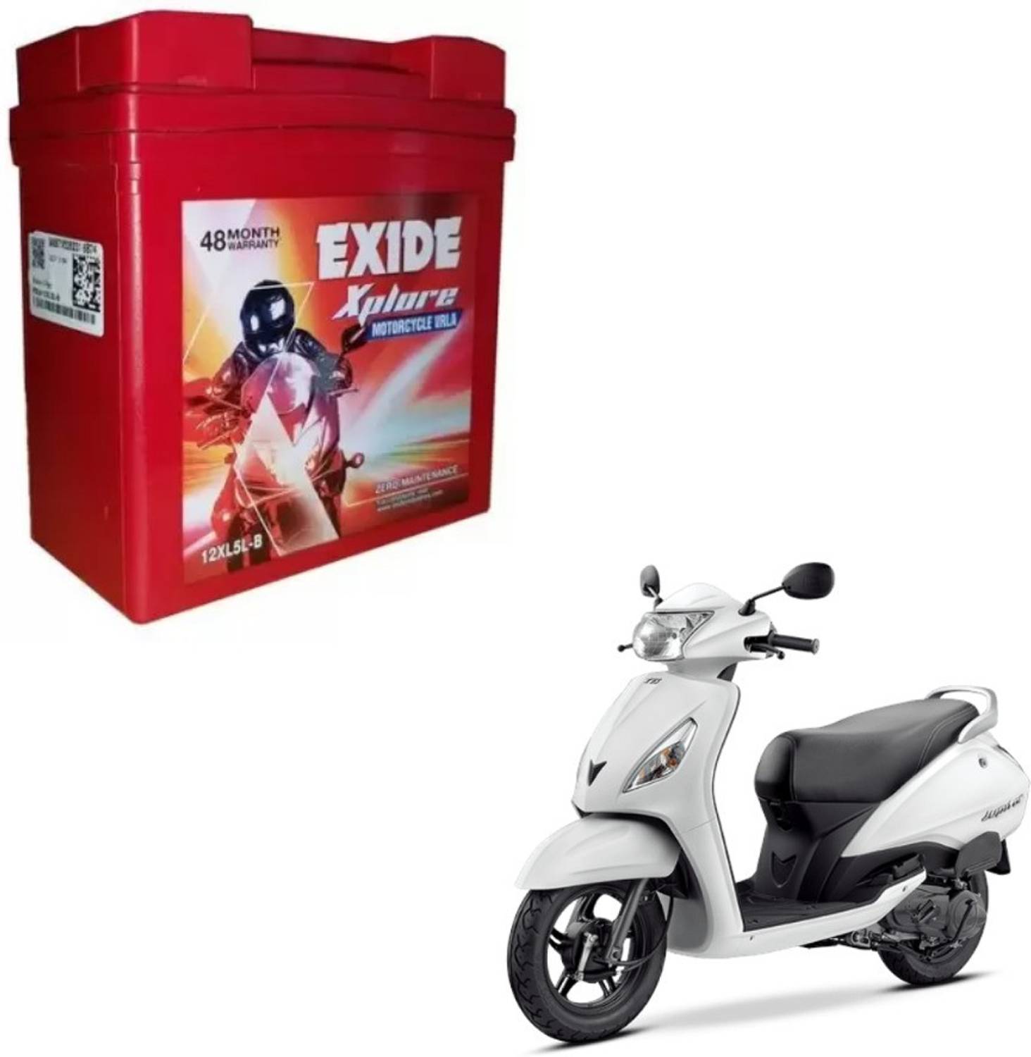 two wheeler jupiter classic battery price