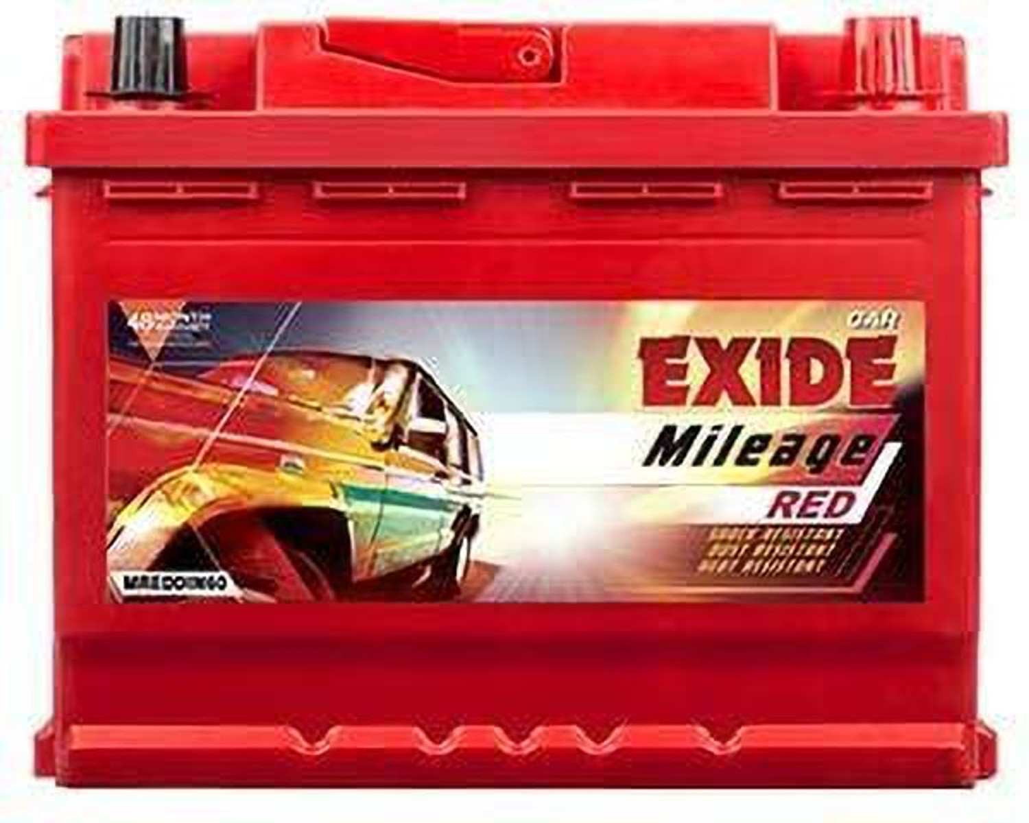 Image of EXIDE MILEAGE MLDIN60 60 AH Battery 60 Ah Battery for Car
