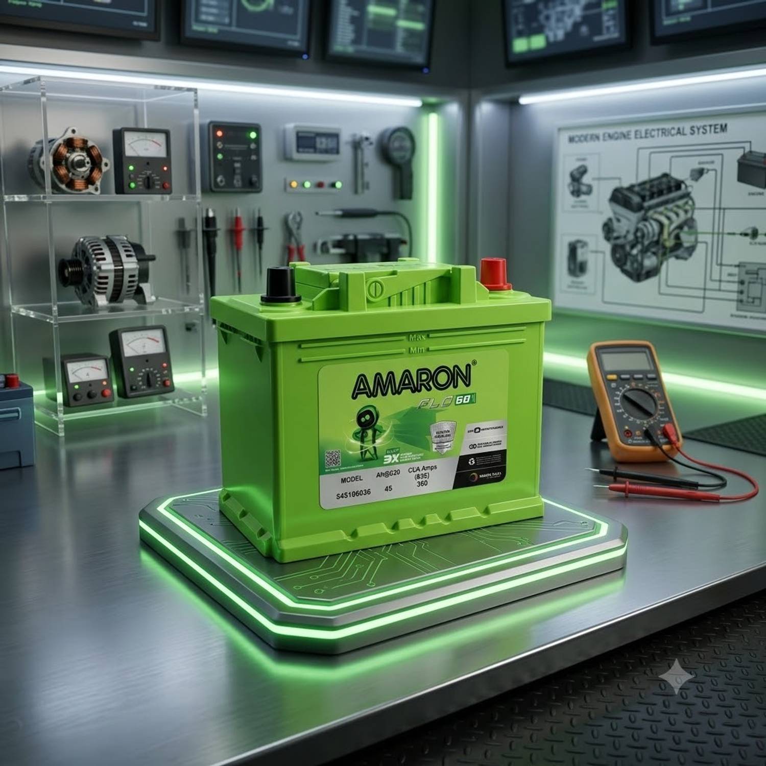 Amaron 85D23R 40 Ah Car Battery - Image 3