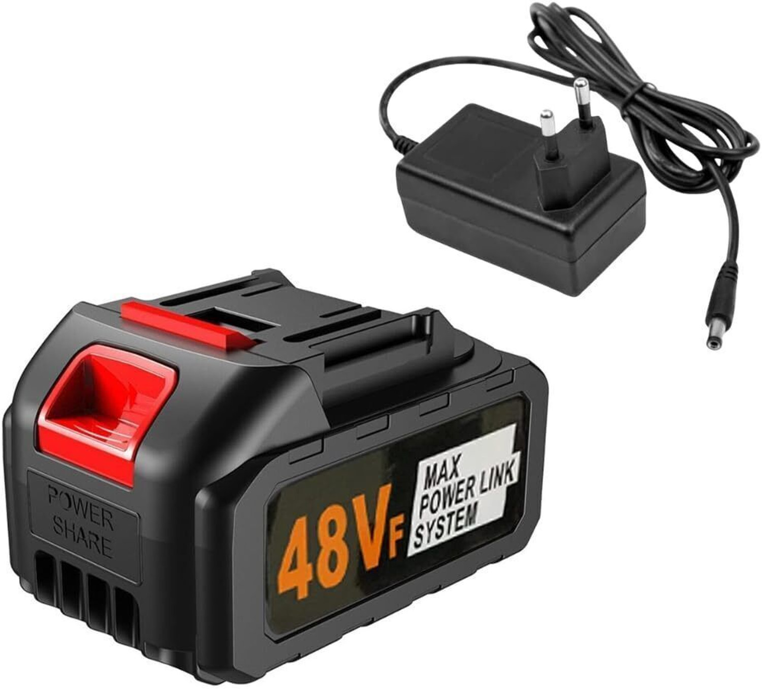 Image of Calldrishe 48V Lithium-Ion Battery with Charger Rechargeable 48V Power Tool Battery Pack 1 Ah Battery for All Vehicles
