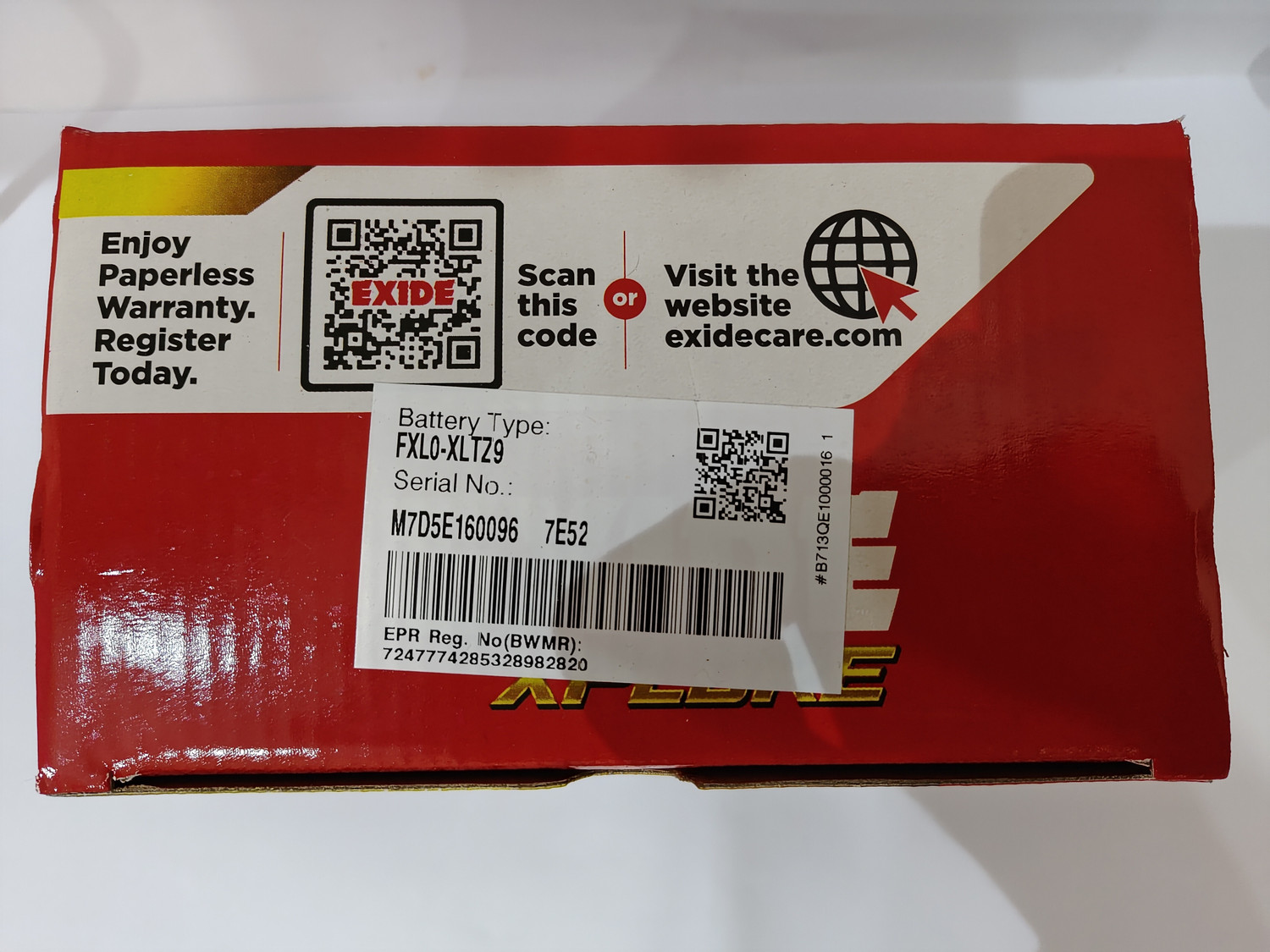 Image of EXIDE XLTZ9 9 Ah Battery for Bike