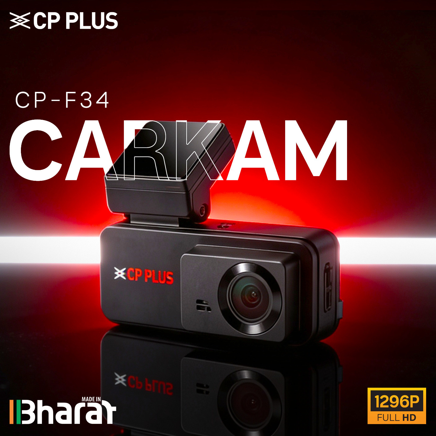 Image of CP PLUS 3MP Car Dashcam Full HD+ Live GPS 137 Angle View Night Vision Dashboard Camera System