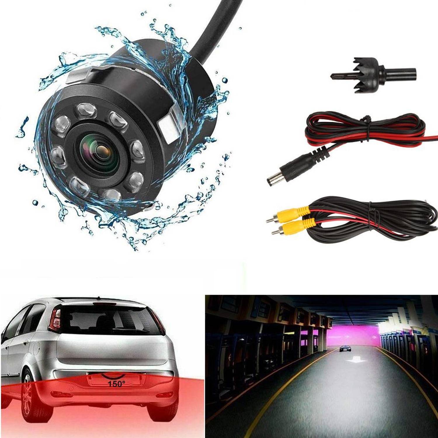 AIRSKY Car Reverse LED Camera Reverse Assist Camera System