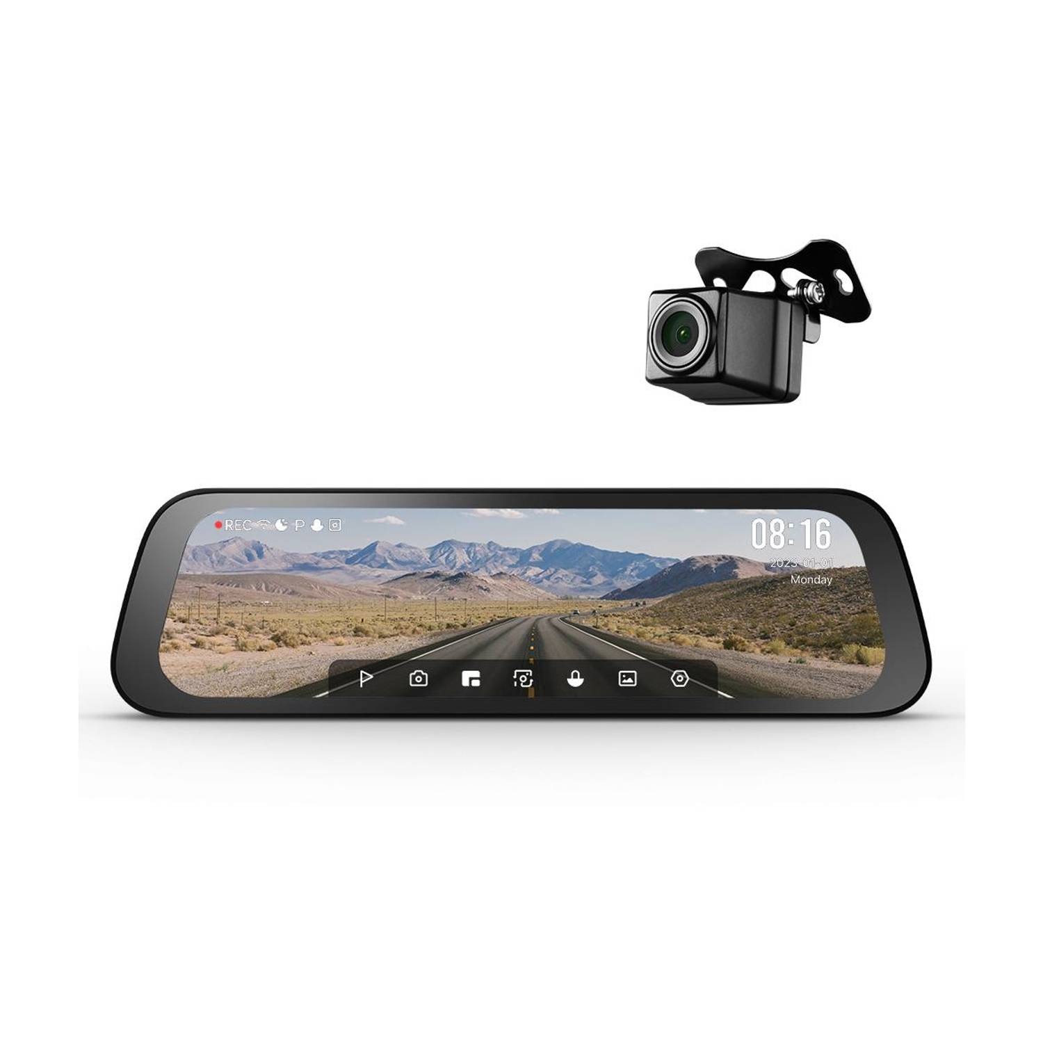 70MAI S500 3K Rearview Mirror Dual DashCam In-car Camera System