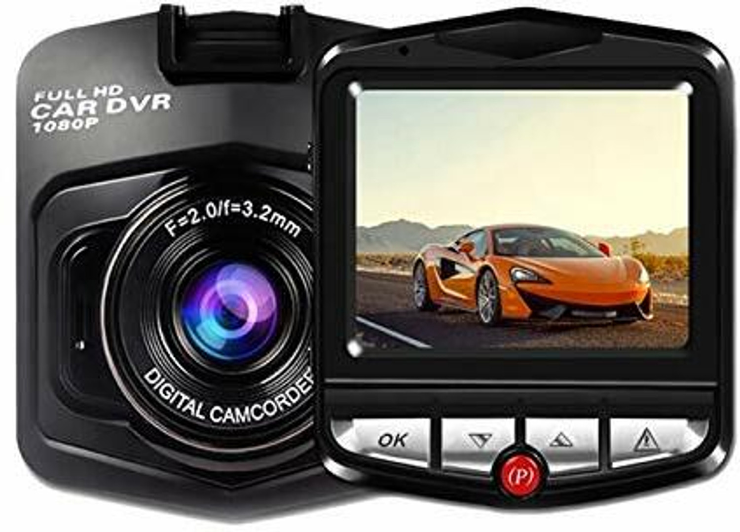 Image of CLEGO Full HD Dashboard Dash cam for Car with Loop Recording Reverse Assist Camera System
