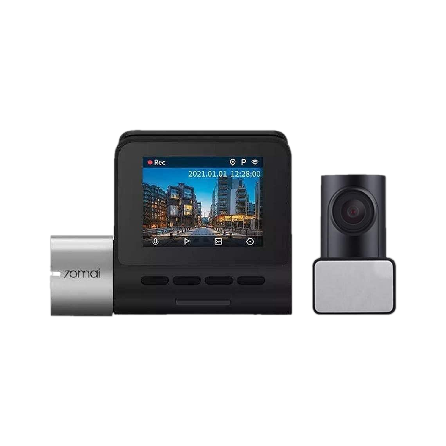 70MAI Pro Plus+ A500S Dual Channel,2.7K,Built-in GPS Logger,Route