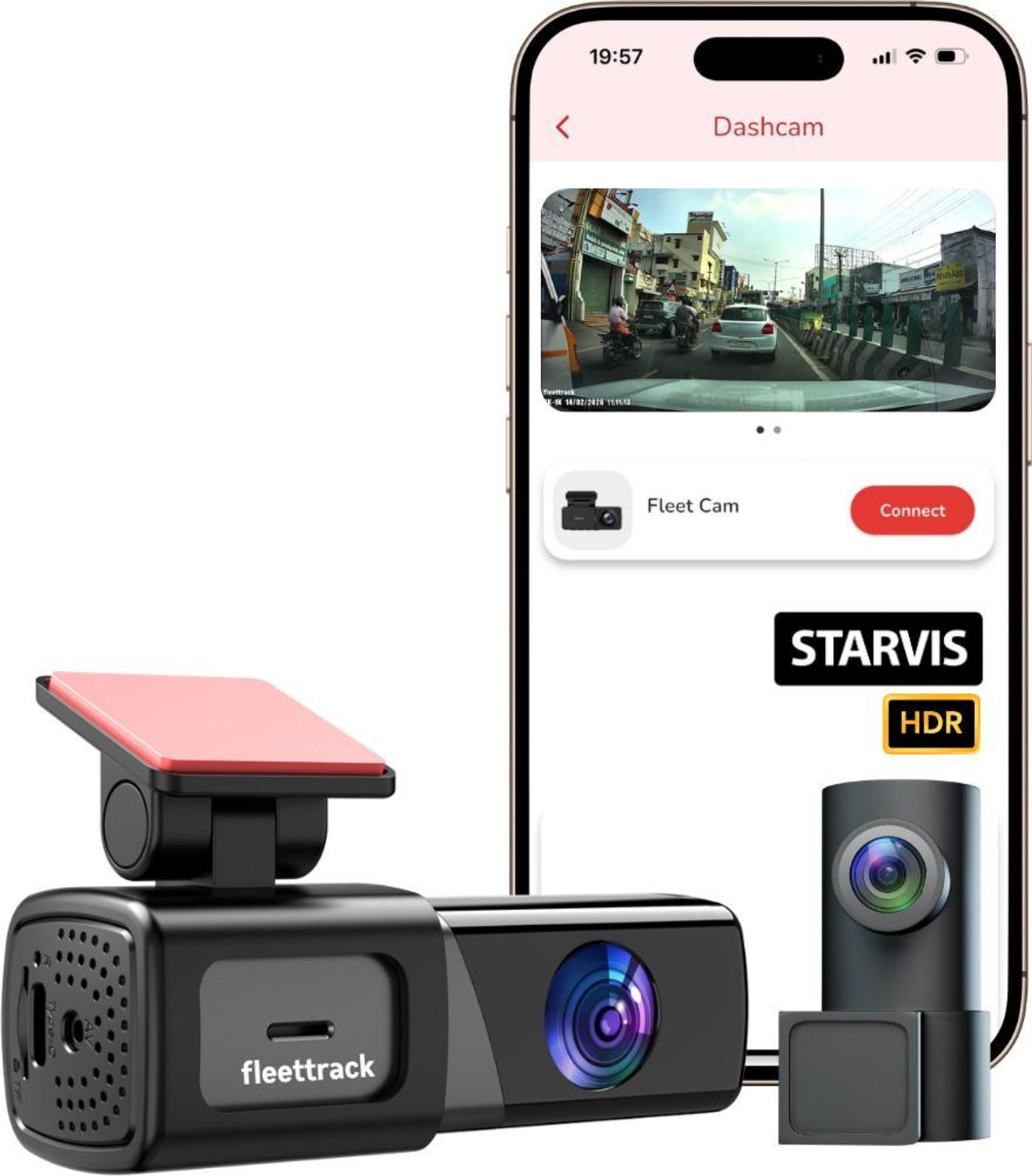 Image of fleettrack Fleettrack F9 Dashcam Reverse Assist Camera System