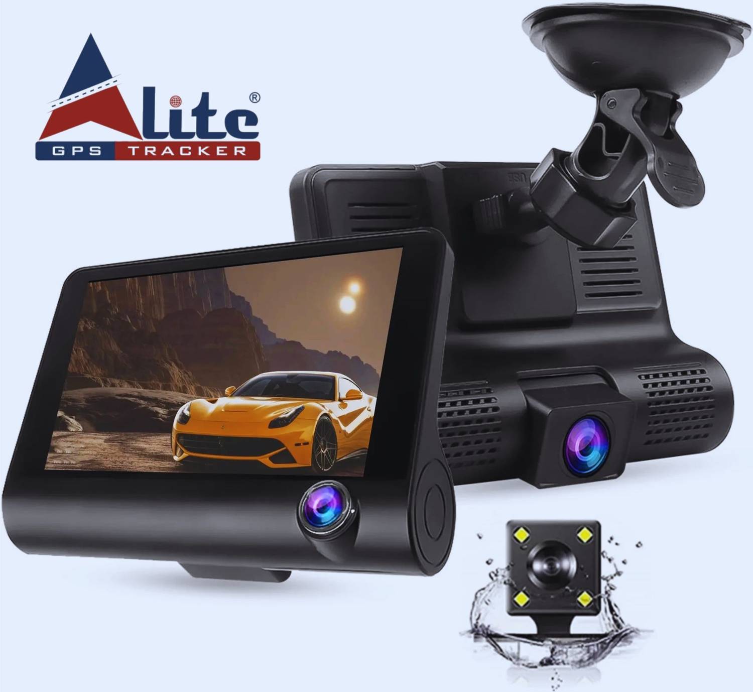 ALITE ALITE T3 Pro 4S DASH CAMERA WITH SCREEN Dashboard, In-car, Reverse Assist Camera System