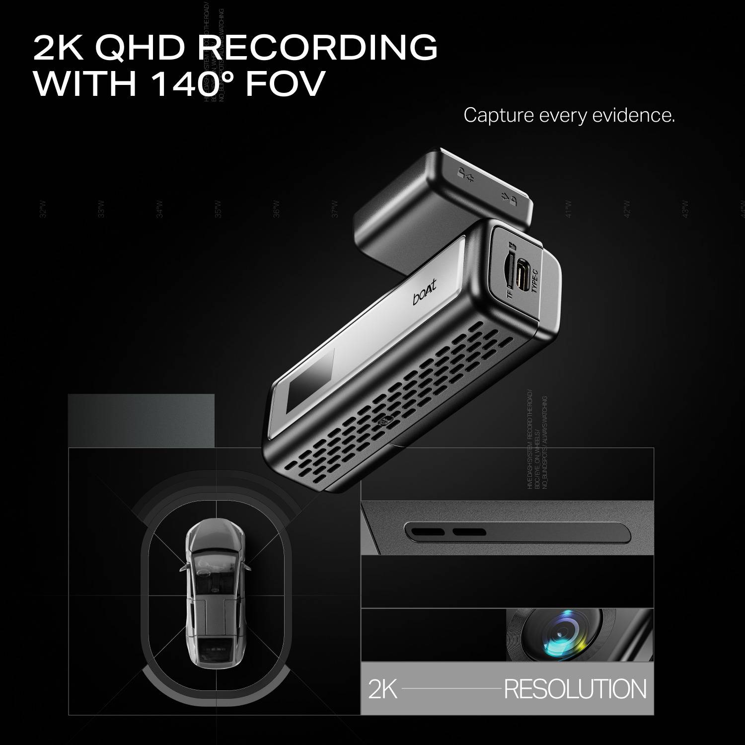 boAt Hive Dashcam M1 2K Real QHD - Image 3