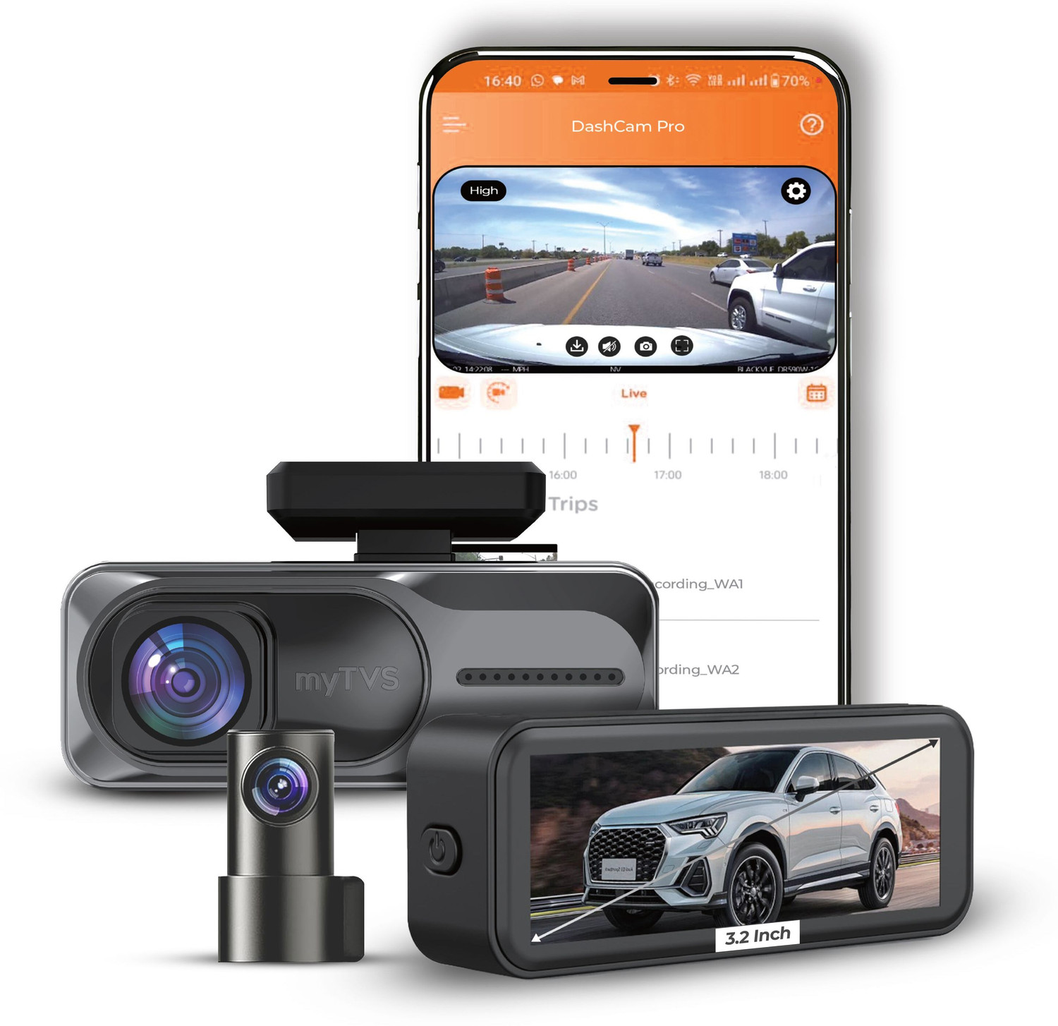Image of MYTVS DVR-04 In-car Camera System