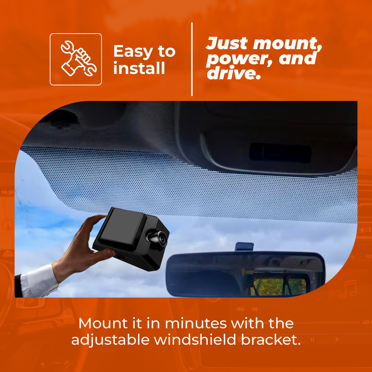 Image of Trueview Trueview 4G Dash Camera 2MP Full HD with GPS, Parking Monitoring, 127 Wide Dashboard Camera System