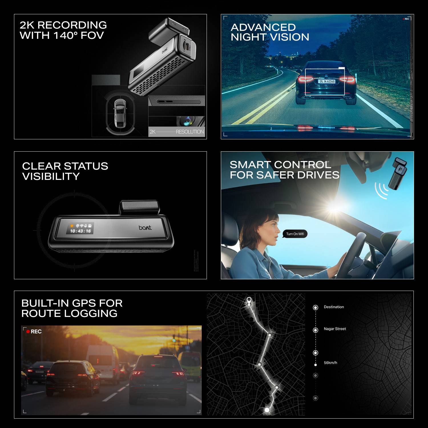 boAt Hive Dashcam M1 2K Real QHD - Image 2