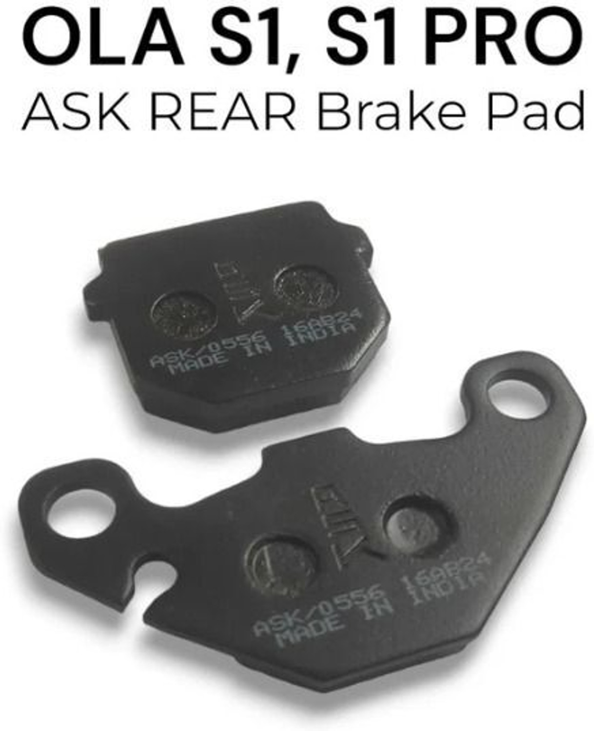 Image of MK TRADING OLA S1 / S1 PRO Gen1 / S1 PRO Gen2 ASK Rear Brake Pad Vehicle Disc Pad