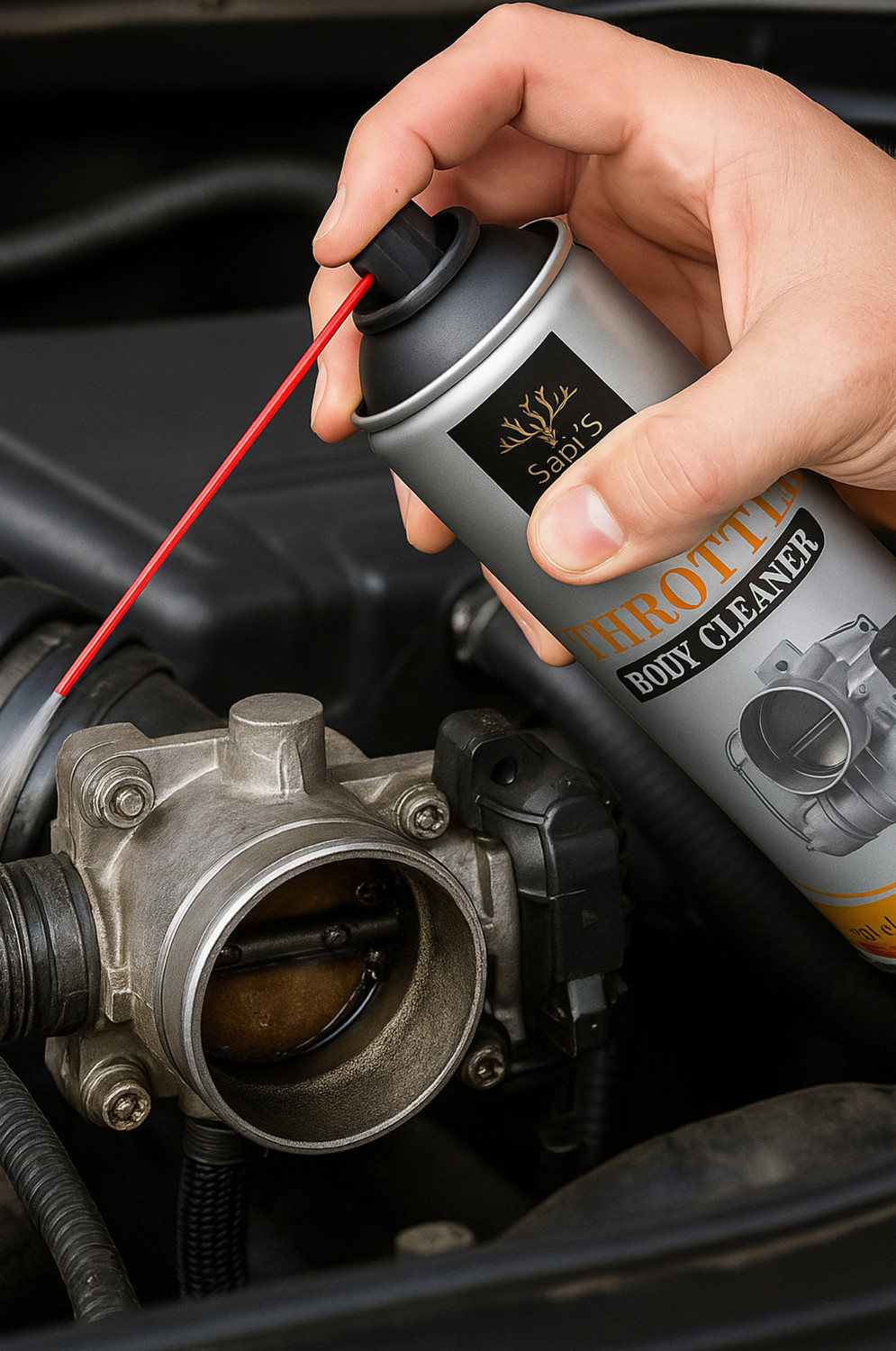 Image of SAPI'S Throttle Body Cleaner (Pack of 2) Engine Cleaner