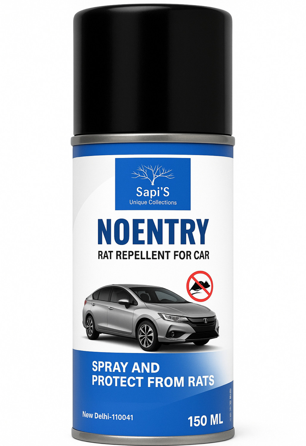 Image of SAPI'S No Entry Rat Repellent Spray 500 ml for Car Engine Protection