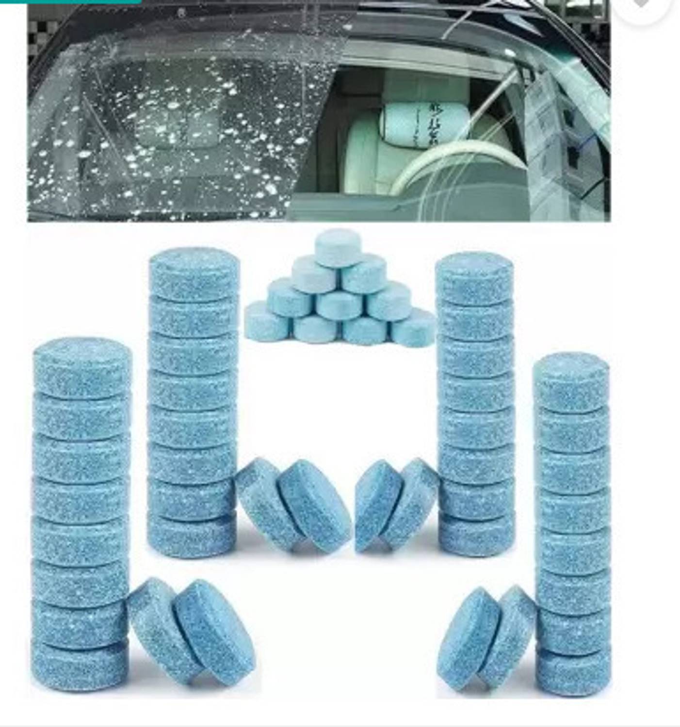 TopDoc SHREEE KRISHNA 10 pcs Car Glass Cleaner Tablet Concentrate Vehicle Glass Cleaner