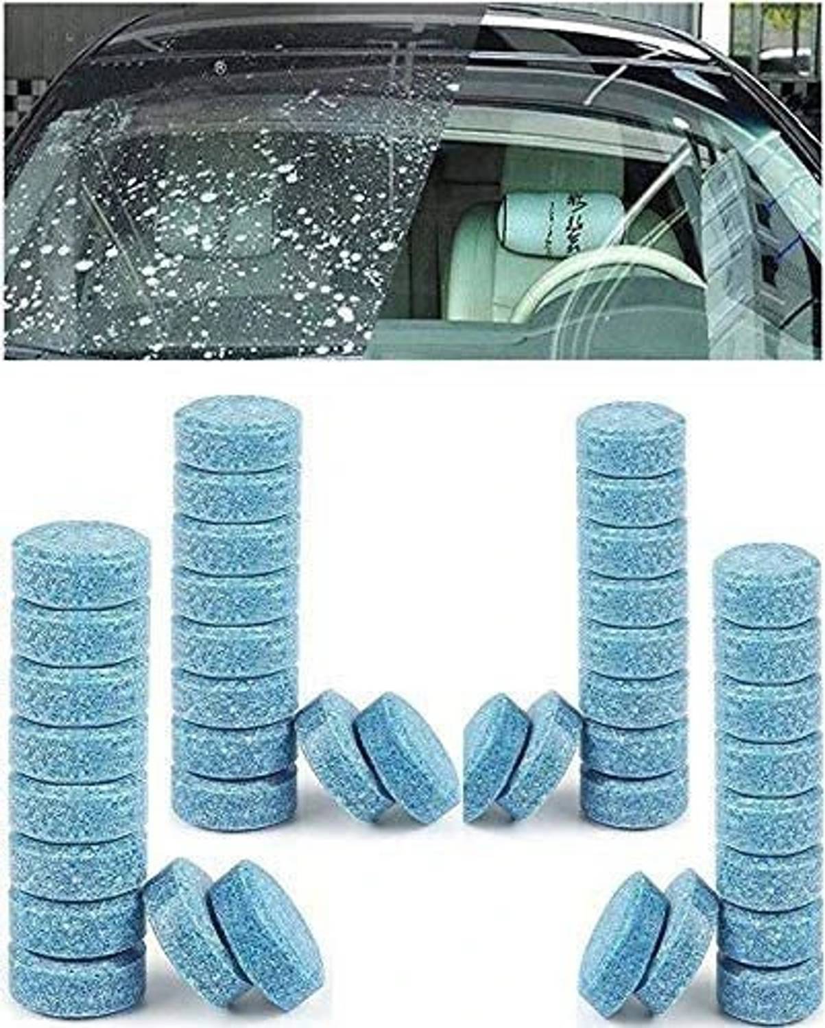 ARV Car Windshield Cleaning Tablets, Car Glass Cleaner Tablet Concentrate Vehicle Glass Cleaner