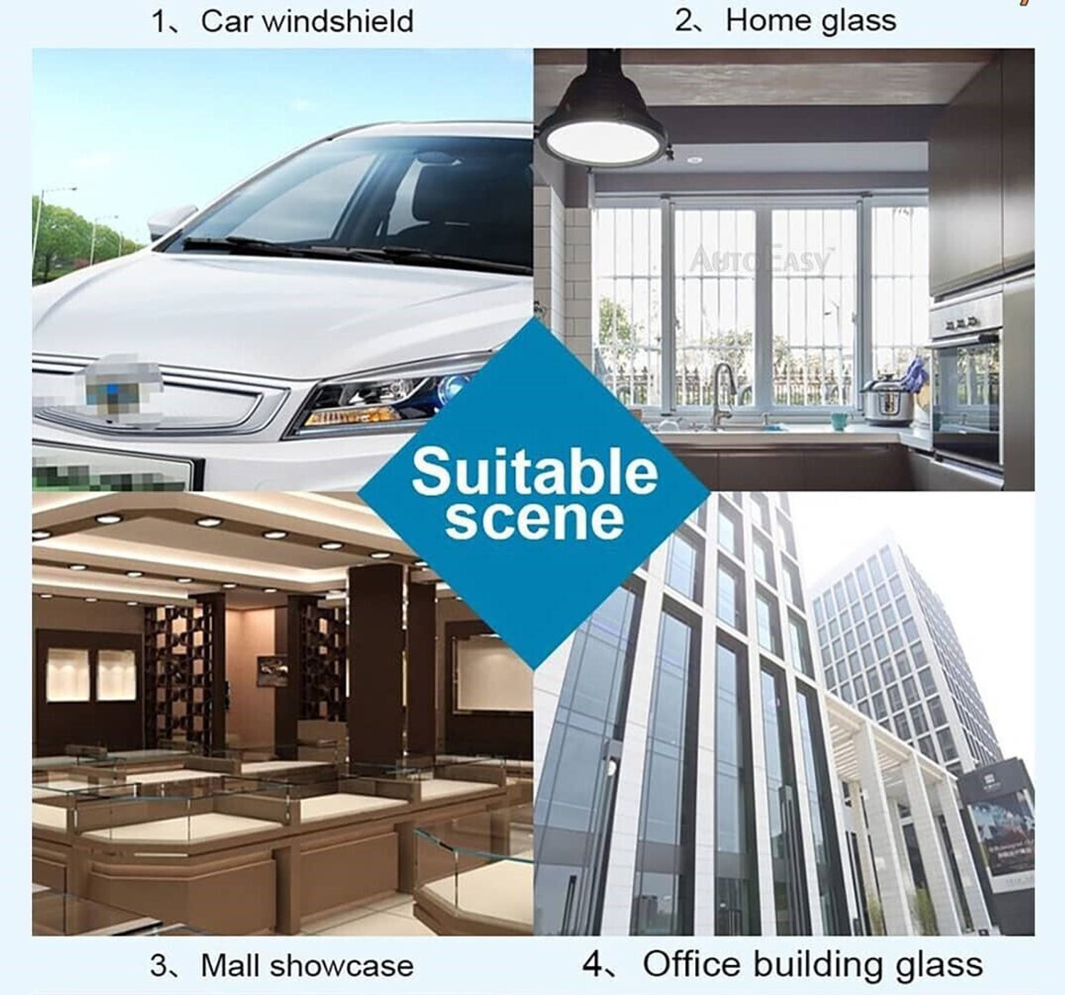 Image of SRK Car Glass Cleaning Tablet Vehicle Glass Cleaner Liquid ( 5 PCS ) Tablet Concentrate Vehicle Glass Cleaner