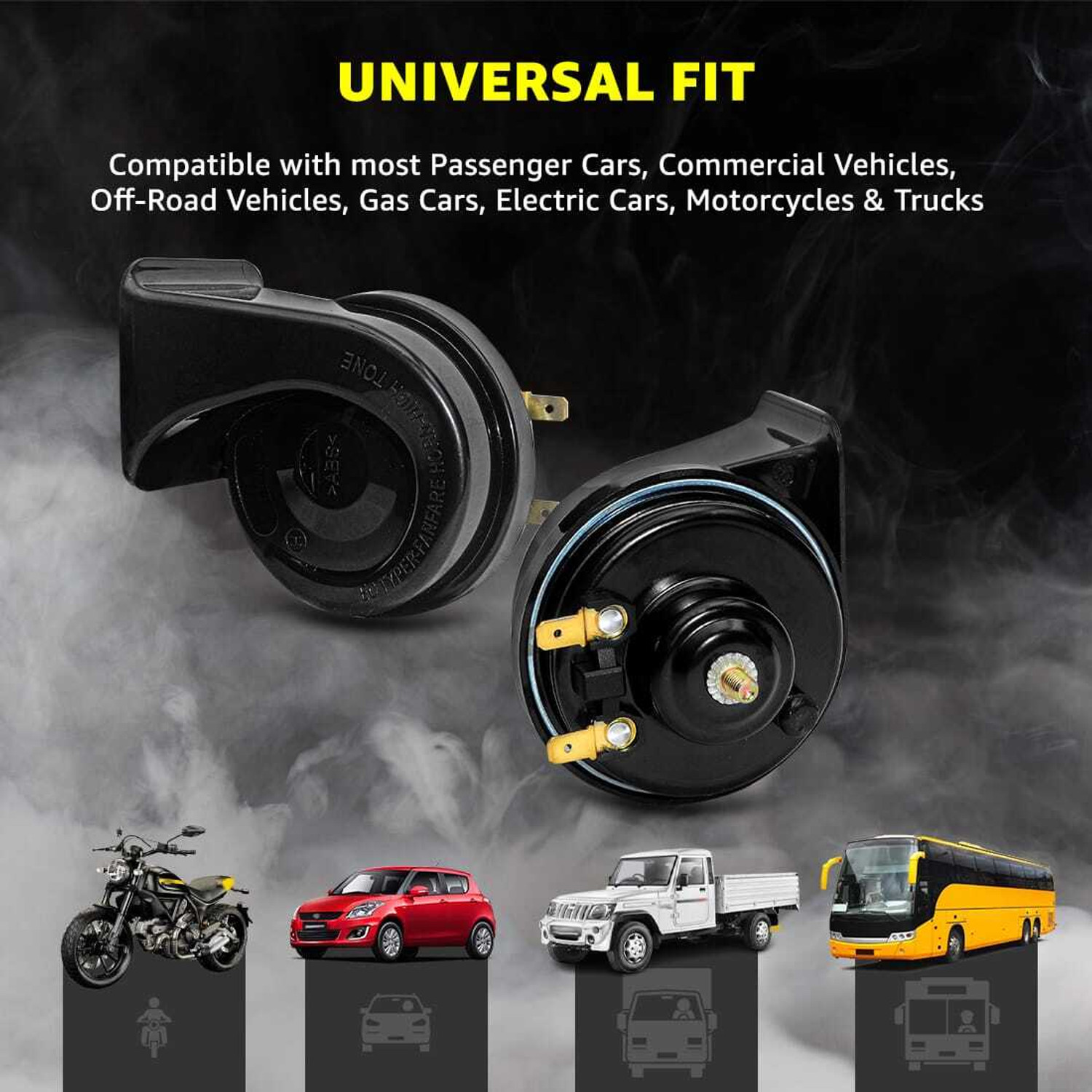 Image of ARZER Horn For Universal For Bike, Universal For Car, Universal for Bus, Universal for Trucks