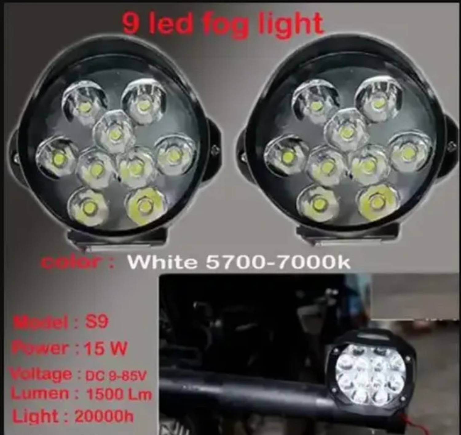 Autoexo Front, Side LED Indicator Light for NA Universal For Bike