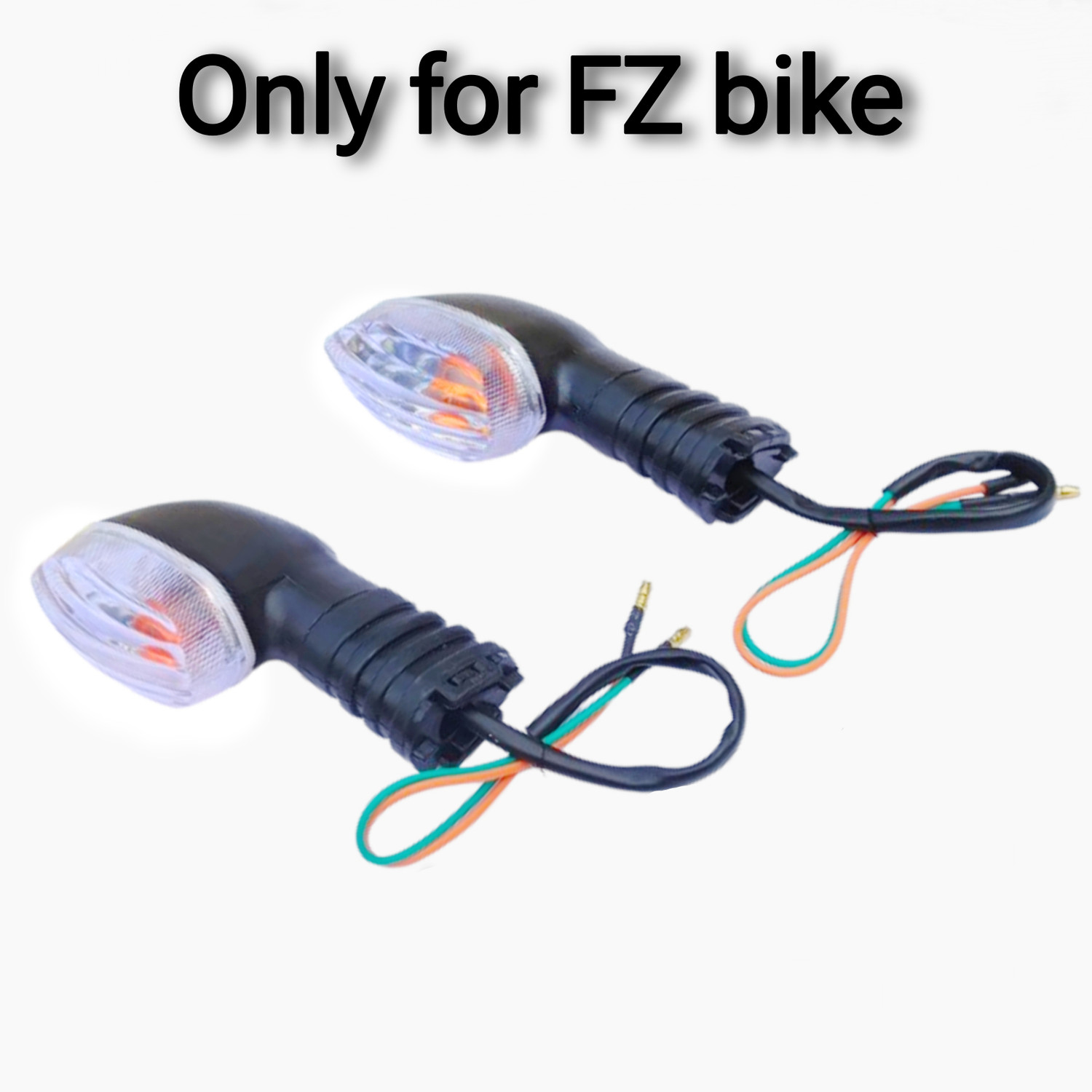 Image of Y retail Front, Rear, Side Halogen Indicator Light for Yamaha FZ S, FZ S V2, FZ S V3, FZ16, FZ 25 (Amber)