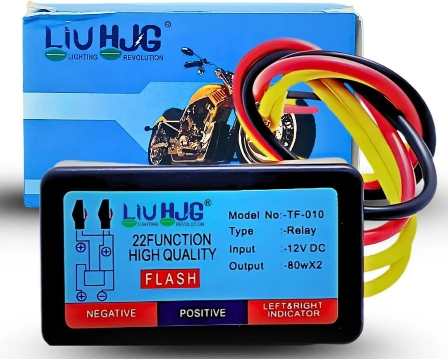 Image of ultra auto Front, Rear, Side Flasher Indicator Light for Universal For Bike Apache