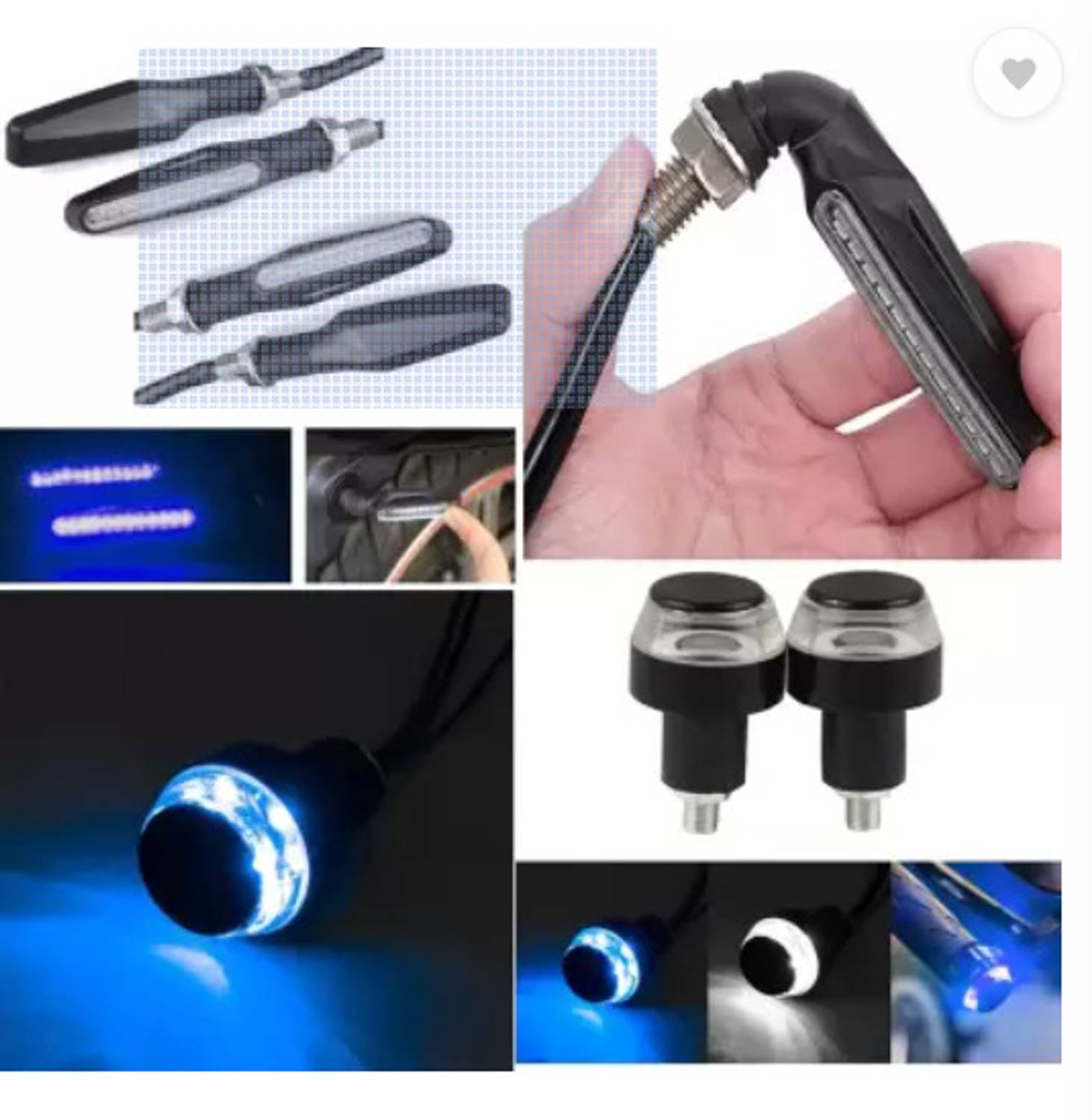 Autoexo Front, Rear, Side LED Indicator Light for NA 42 ( BS4 + BS6 )
