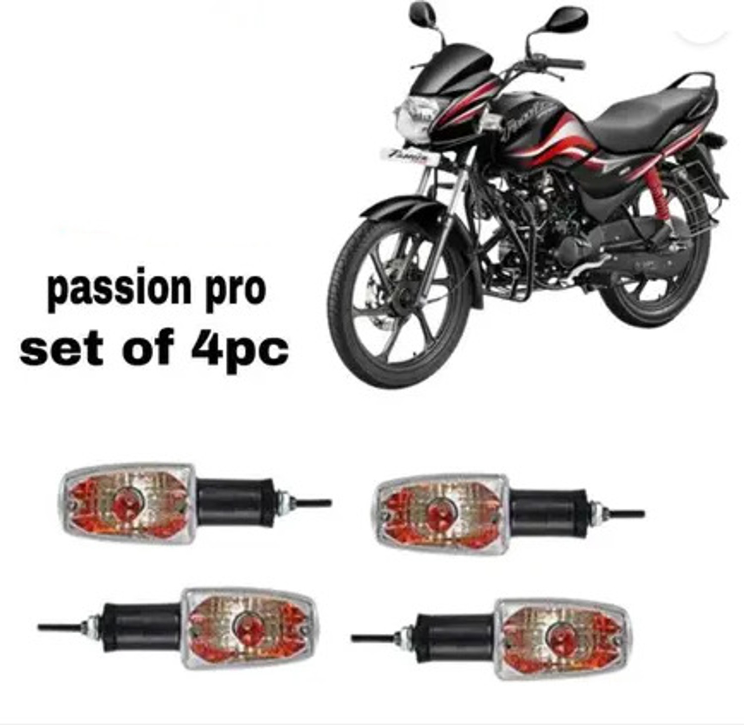 Image of greygator Front, Rear, Side Halogen Indicator Light for Hero Passion, Passion Plus, Passion Pro, Super Splendor